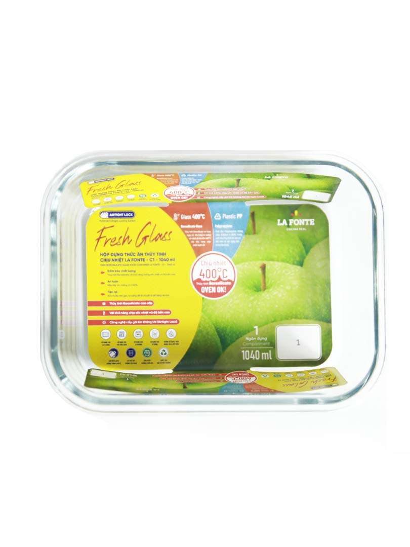 Hộp đựng thức ăn thủy tinh chịu nhiệt La fonte – C1- 1040ml 5 003353 3 525e2e202b104d53bc6355c8b80a71e1 4 - Mua trực tiếp từ nhà máy - Thương hiệu toàn cầu, sản phẩm tốt nhất, danh mục lớn nhất Việt Nam, giá và chất lượng hàng đầu, dịch vụ uy tín đoạt giải Best Performance.