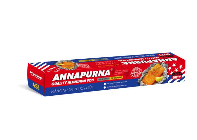 Màng nhôm TP 45cmx1.5kg (15mic & 18mic) – MNTP00004916 (Bao bì mới)