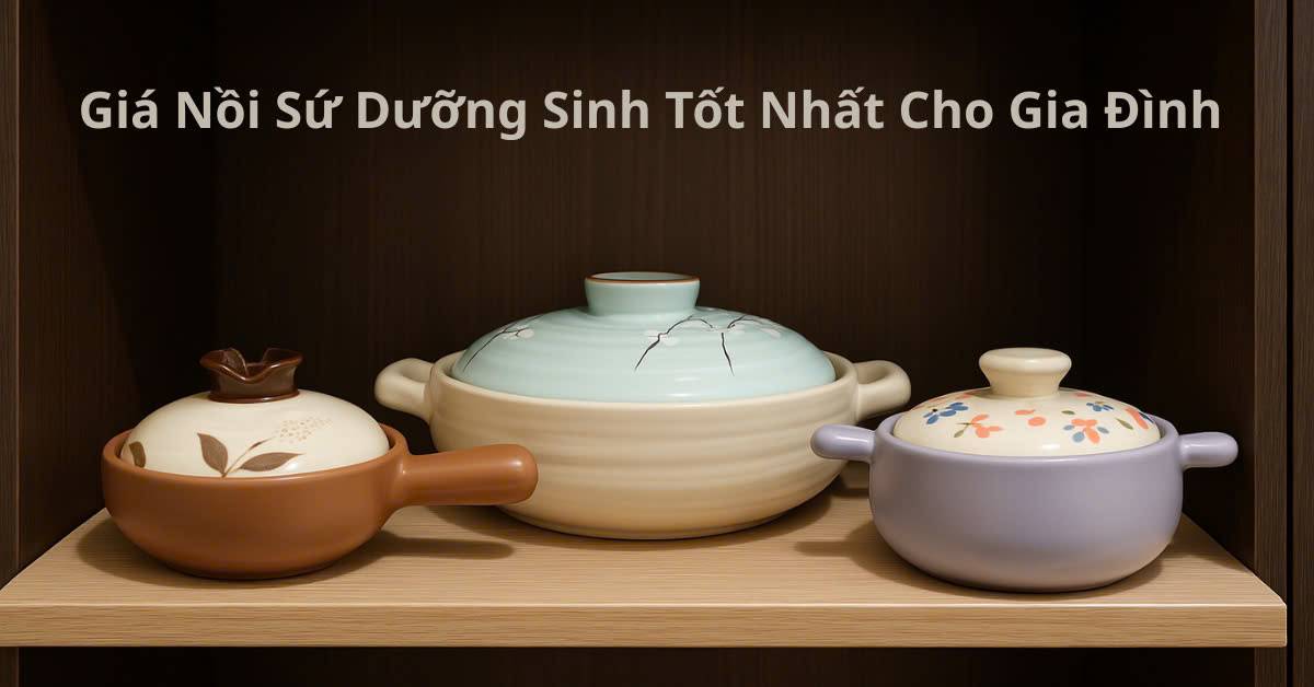 Giá Nồi Sứ Dưỡng Sinh Tốt Nhất Cho Gia Đình