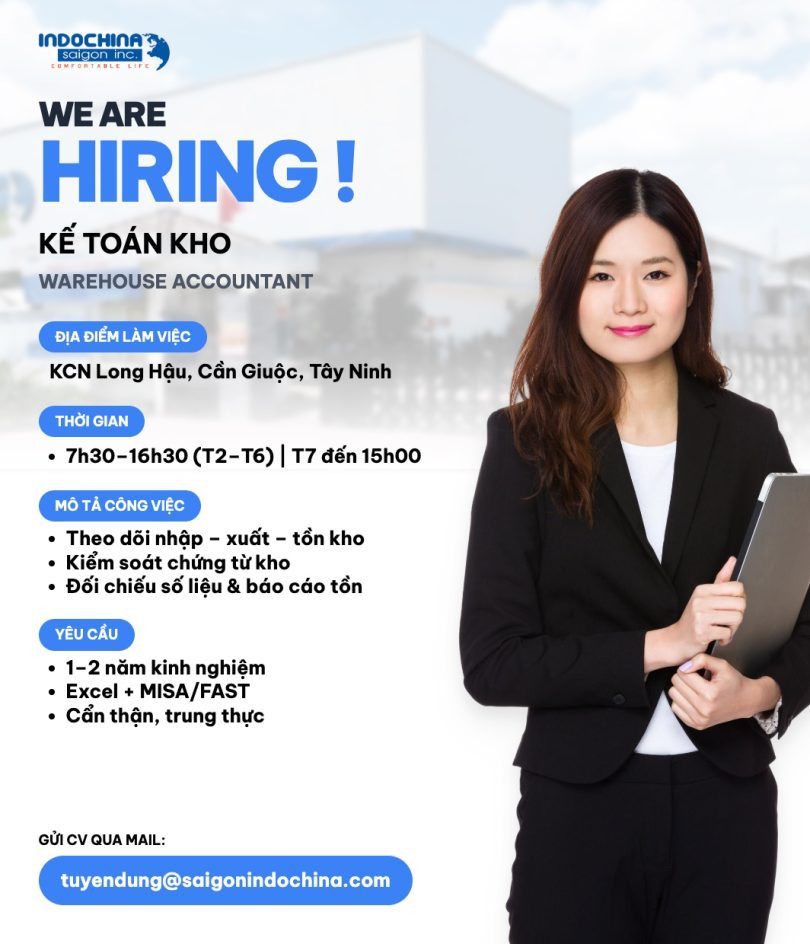 Banner WAREHOUSE ACCOUNTANT - Mua trực tiếp từ nhà máy - Thương hiệu toàn cầu, sản phẩm tốt nhất, danh mục lớn nhất Việt Nam, giá và chất lượng hàng đầu, dịch vụ uy tín đoạt giải Best Performance.